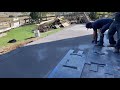 Stamping Concrete with Wood Plank Stamp! So Satisfying To Watch!