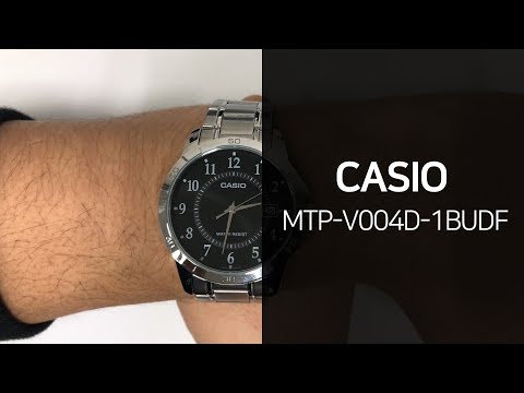 카시오 MTP-V004D-1BUDF 아날로그 남성 클래식 메탈시계 1분 영상 - 타임메카