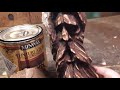 Learn to carve a easy woodspirit using a dremel flexshaft, dremel, wood carving, dremel tool,