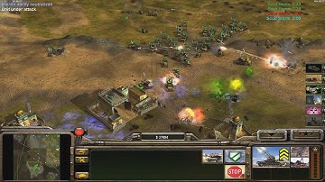 GLA Stealth $10k - Command & Conquer Generals Zero Hour - 3 vs 3 HARD Gameplay