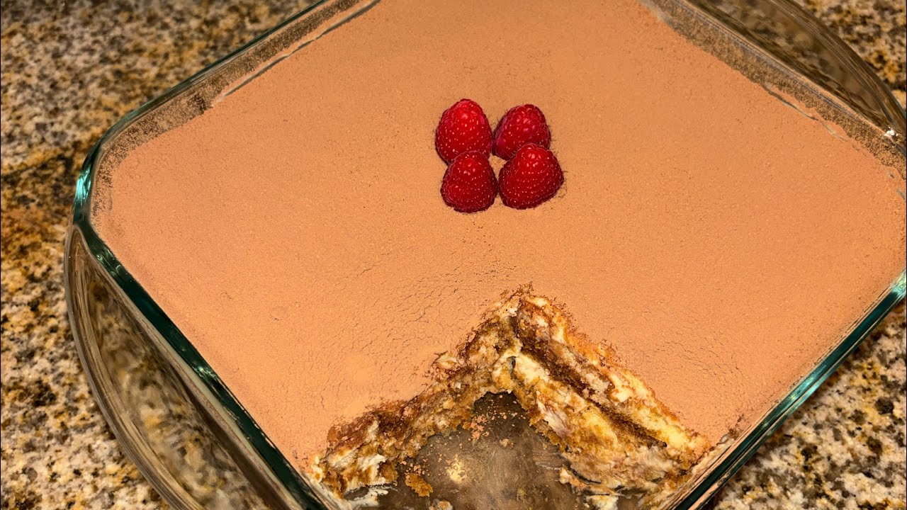 Prepara un rico tiramisú 😋 fácil y rápido 😊