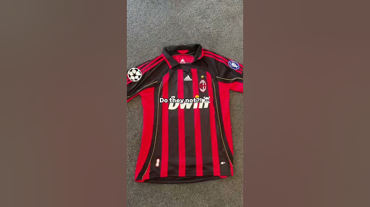 AC Milan has some of the best jerseys ever 😍 #acmilan #football #jersey