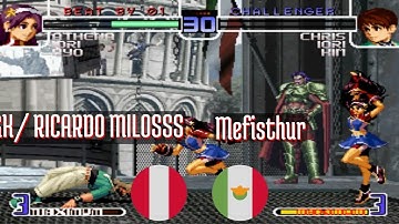 FT5 @kf2k2pls: GK/ RICARDO MILOSSS (PE) vs Mefisthur (MX) [KOF 2002 Plus kf2k2 Fightcade] Apr 24