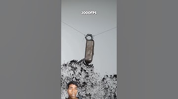 Visualizing Magnetic Fields with Slow Mo #shorts #slowmoguys