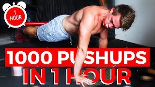 1,000 PUSH UPS IN 1 HOUR CHALLENGE!