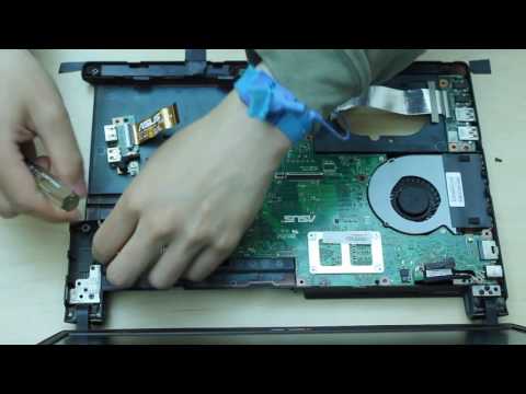 Asus Q400A Laptop Disassembly Remove Hard Drive/ram Motherboard Etc.