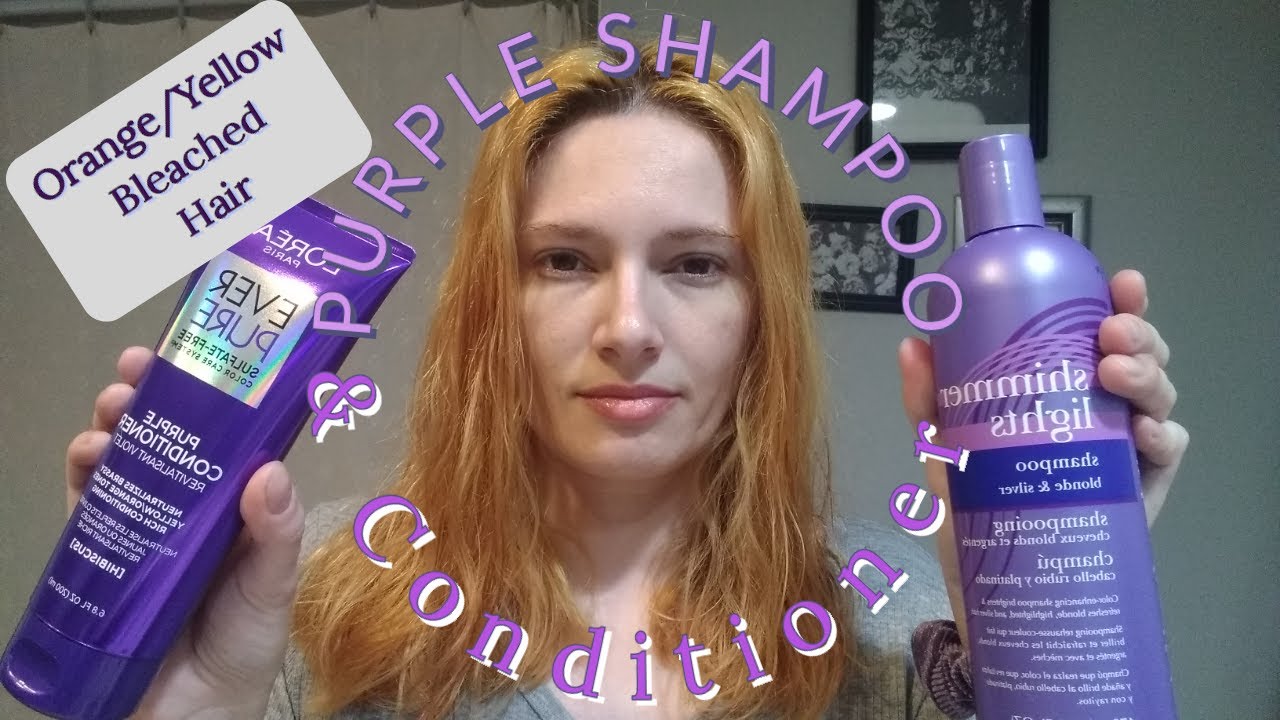 Does Drugstore Shampoo & Work on Orange/Yellow Brassy Hair? - YouTube