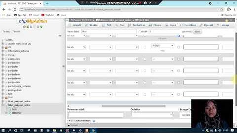 membuat database  tiket pesawat
