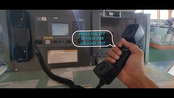 MF/HF RADIO OFF LOAD & ON LOAD TEST