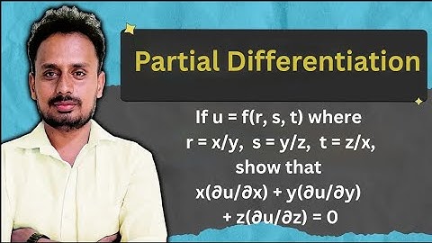 Partial differentiation | Total derivative | Multivariable calculus | Part 4