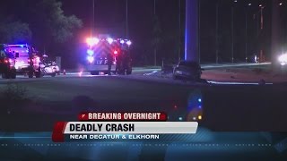 One dead in crash near Decatur, Elkhorn