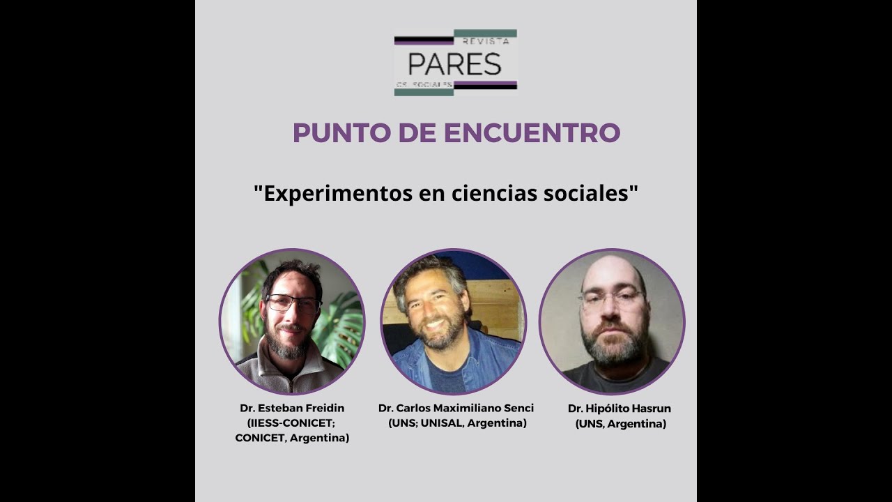 "Experimentos en ciencias sociales"