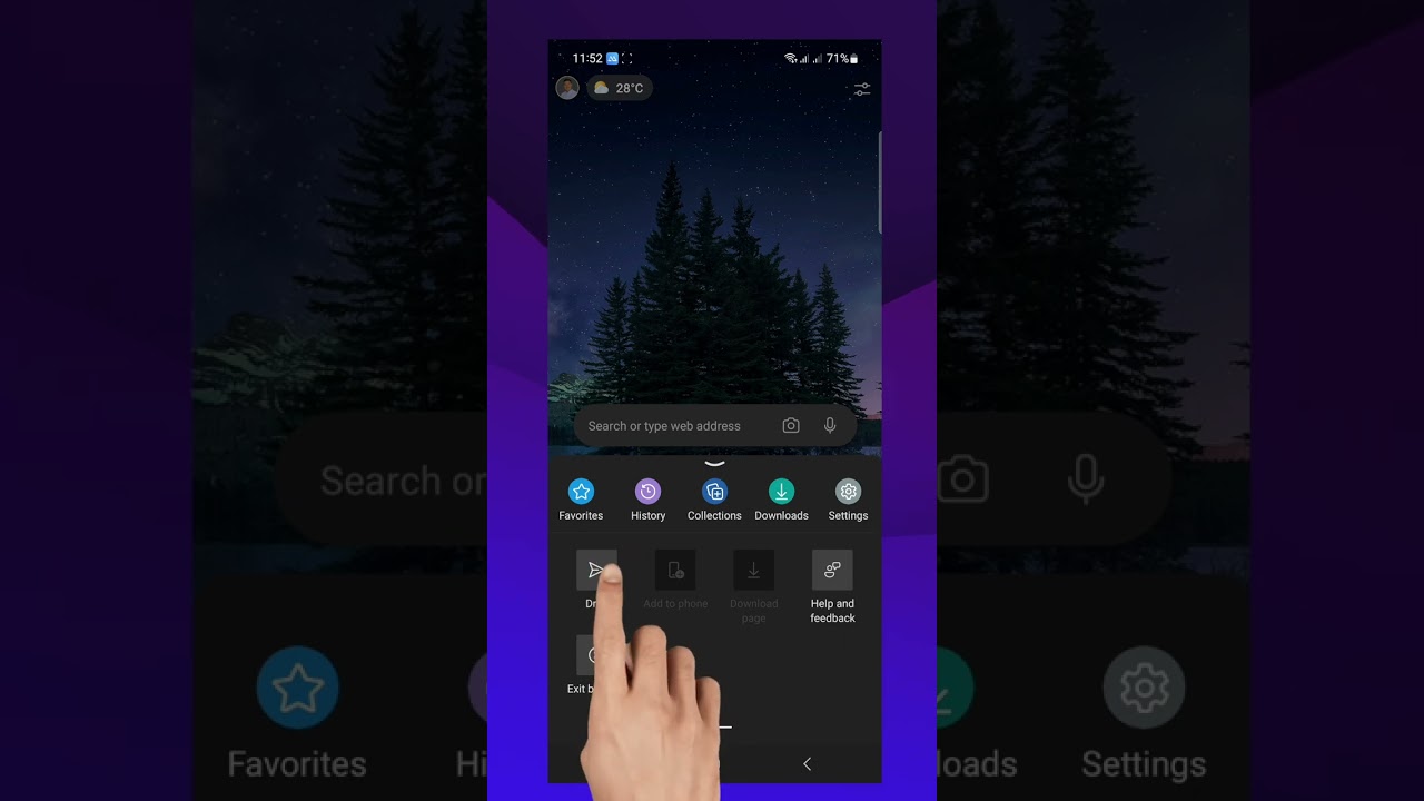 Как использовать Microsoft Edge Drop на мобильных устройствах