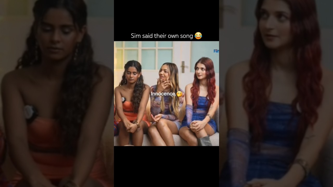 sim said their own song as double meaning 😂🤭 
