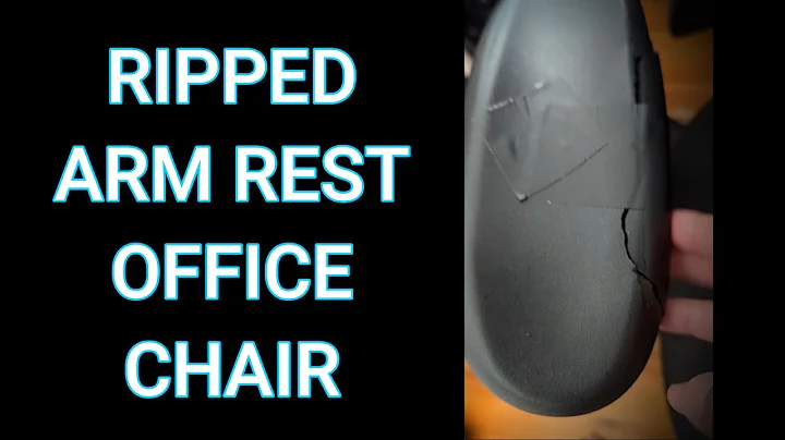 HOW TO EASILY REPLACE A RIPPED OFFICE CHAIR ARM REST