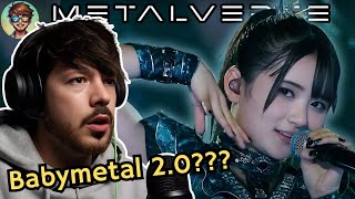 Babymetal 2.0!?? NEW FAN reacts to METALVERSE - Crazy J | REACTION (W/subs)