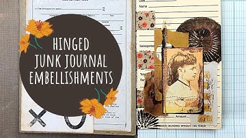 Easy Hinged Binding Method/Tab Binding for Junk Journals - Part 2 - Let