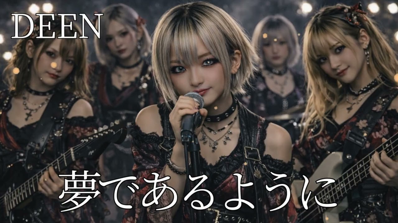 夢であるように/ DEEN   ギャル達がバンド組んでカバーしてみました【AIGirls Rock Band Symphonic Metal Cover】