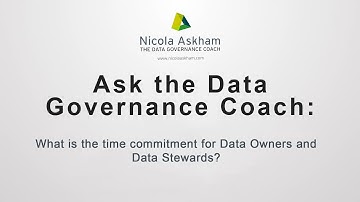 What is the Time Commitment for Data Owners and Data Stewards?