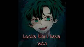 Ding dong ( hide and seek) lyrics Nightcore. Villains Deku, male version