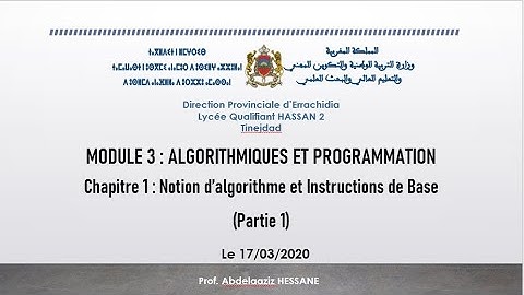 Cours Info TC - Notion d