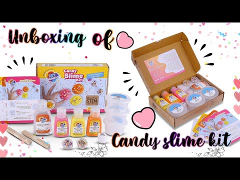 How to make a candy slime,most stretchy ,fruity slime,candy slime / DIYScience® / Unboxing