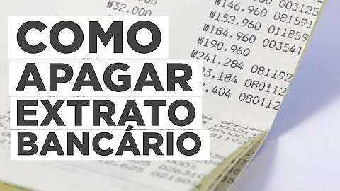 Como apagar histórico do extrato bancário Itaú?