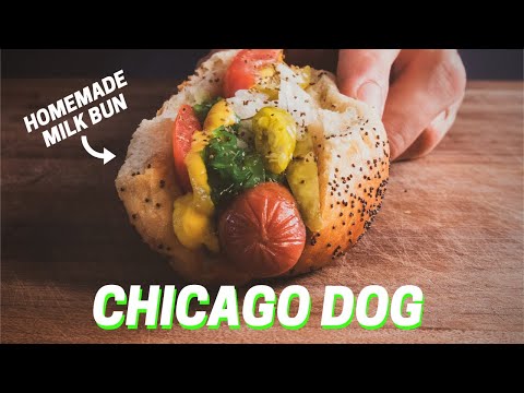 Chicago Dog   Japanese Milk Bun Recipe