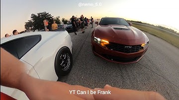 Camaro LT1 Bolt-ons E85 Manual vs 2021 Mustang GT Cat Delete E85 Auto