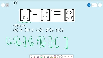 Cracking the GRE Math Subject Test - Linear Algebra #4 (Easy)