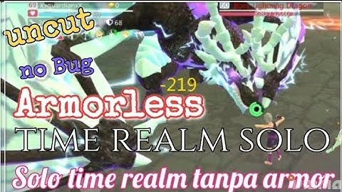 Utopia: origin Armorless time realm solo | solo time realm tanpa armor & runestone | #utopiaorigin