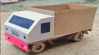 How To Make RC Tata Wheeler Truck From Cardboard And Homemade #technical2