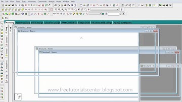 StaadPro Beginners Course: Drawing Curve Beam Lession 3_3 English