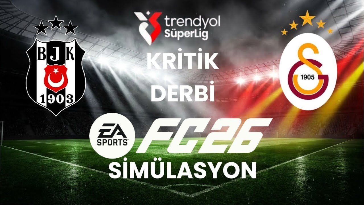 Beşiktaş vs Galatasaray | Süper Lig Dev Derbi | Maç Simülasyonu & Analiz