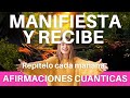 ☀️ DECRETOS de la MAÑANA ☀️ | Afirmaciones para COMENZAR el DIA con ENERGIA en POSITIVO | Mindset