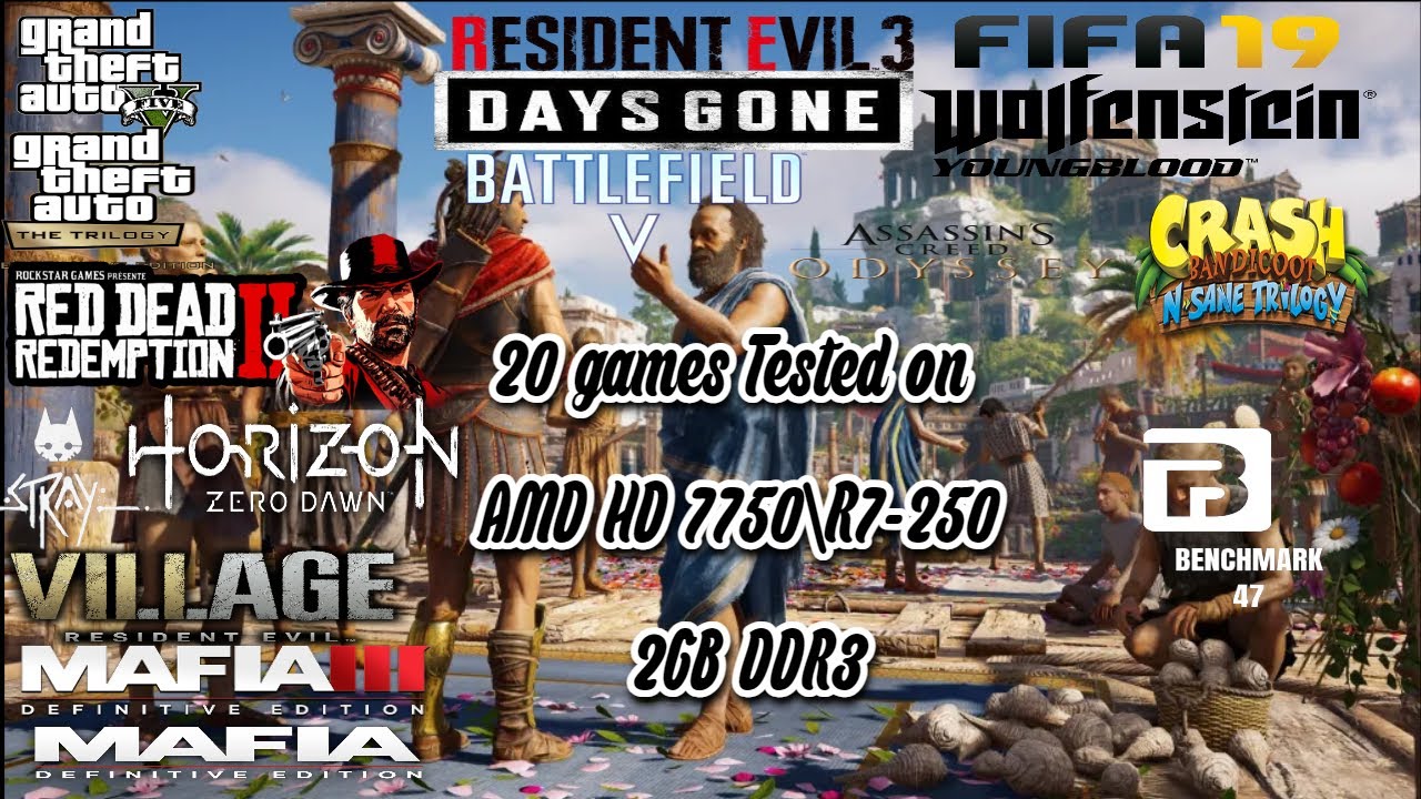 20 best games for AMD HD 7750| 2gb Vram |  #amd