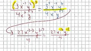 Exponent Rules 3: Zero and Negative Exponents