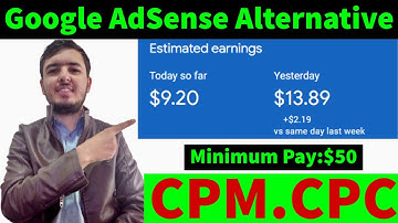 Best Google AdSense Alternative In 2022 For Your Website/Blog CPM and CPC Mr Naveed Shah