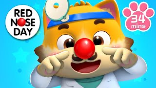 red nose doctor doctor cartoon kids songs nursery rhymes mimi and daddy