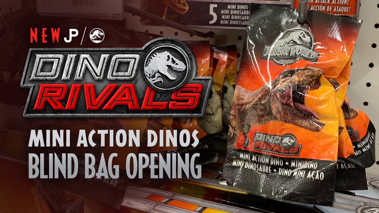 jurassic world dino rivals mini action dinos