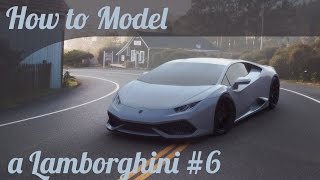 3D Car Modeling Tutorial pt.6 | Autodesk Maya | Modeling a Lamborghini Huracan