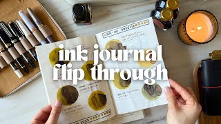 ✨   A Trip Down Memory Lane | Completed Journal Flipthrough | Fountain Pen Ink Swatches