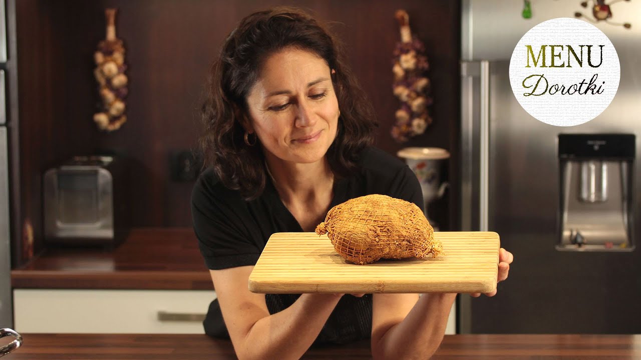 Szynka gotowana. Doskonała w smaku. Miękka, krucha i aromatyczna. Domowy przepis MENU Dorotki.