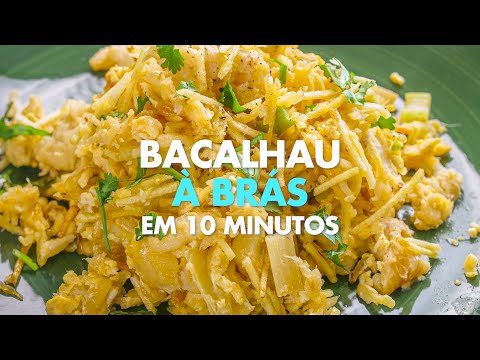 Bacalhau à Brás em 10 mins