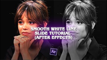 smooth white line slide tutorial (after effects)