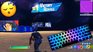 [1 HOUR] Sleeping ASMR Mechanical Keyboard Sounds 😴 ASMR 😍 Fortnite Bio's ZoneWars Gameplay 240FPS