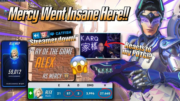 Mercy Went Insane Here!! 😱 - Mercy Stadium Gameplay - Overwatch 2 (Season 16)