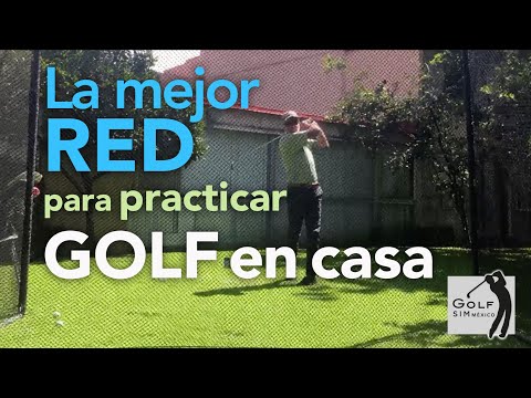 Practica Golf en casa con seguridad - RED RESISTENTE