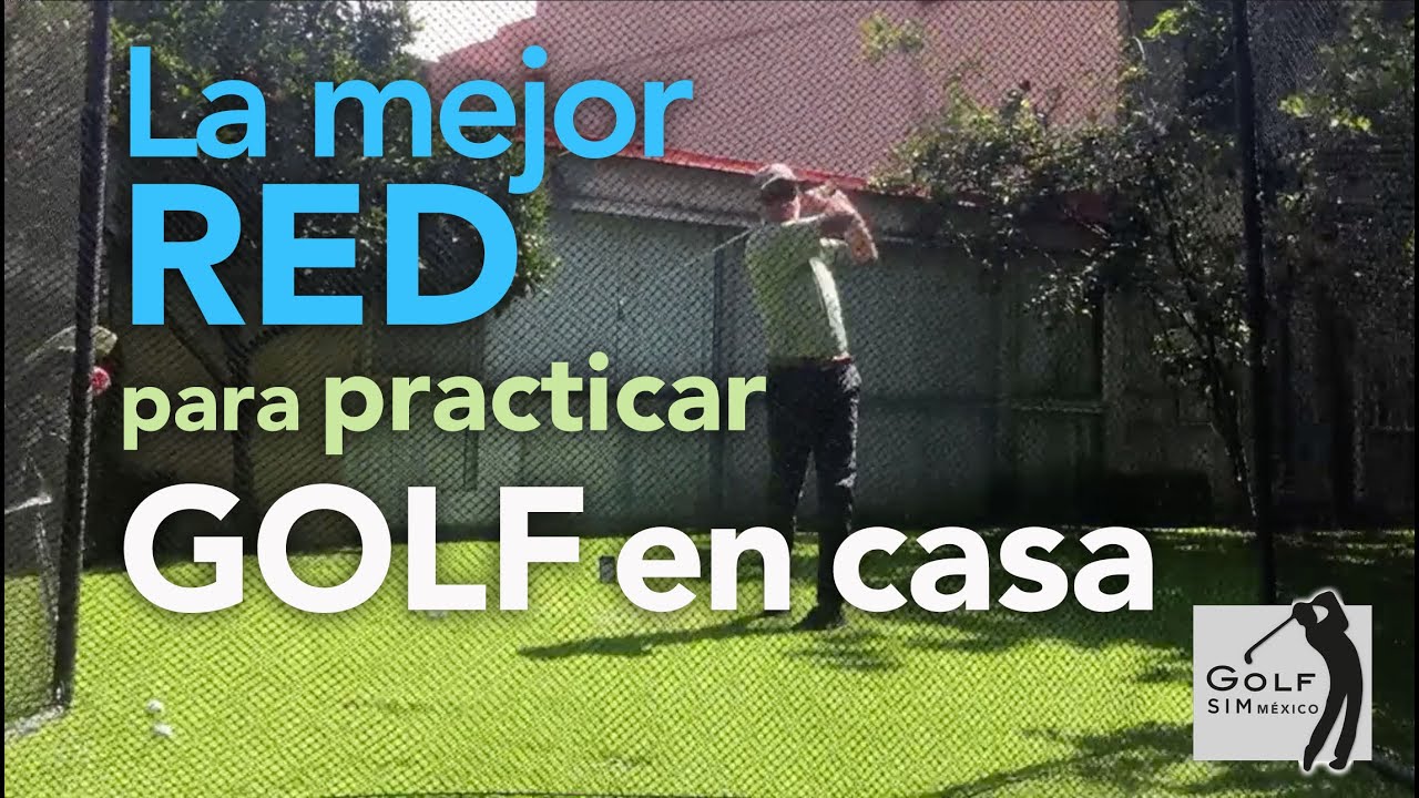 Practica Golf en casa con seguridad - RED RESISTENTE