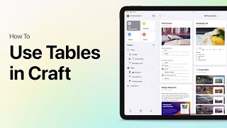 How to use Tables in Craft screenshot 3